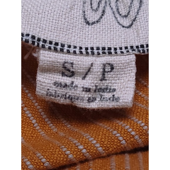 Ace & Jig Maxi Dress Womens Small Burnt Orange Striped Smocked Tank Boho India - Picture 7 of 10